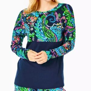 Lilly Pulitzer Finn Top In Multi Lilly Loves Dc